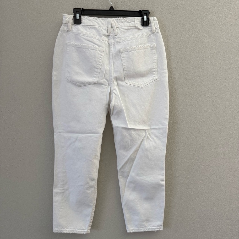 Good American Distressed White Denim NWT - Picture 2 of 5